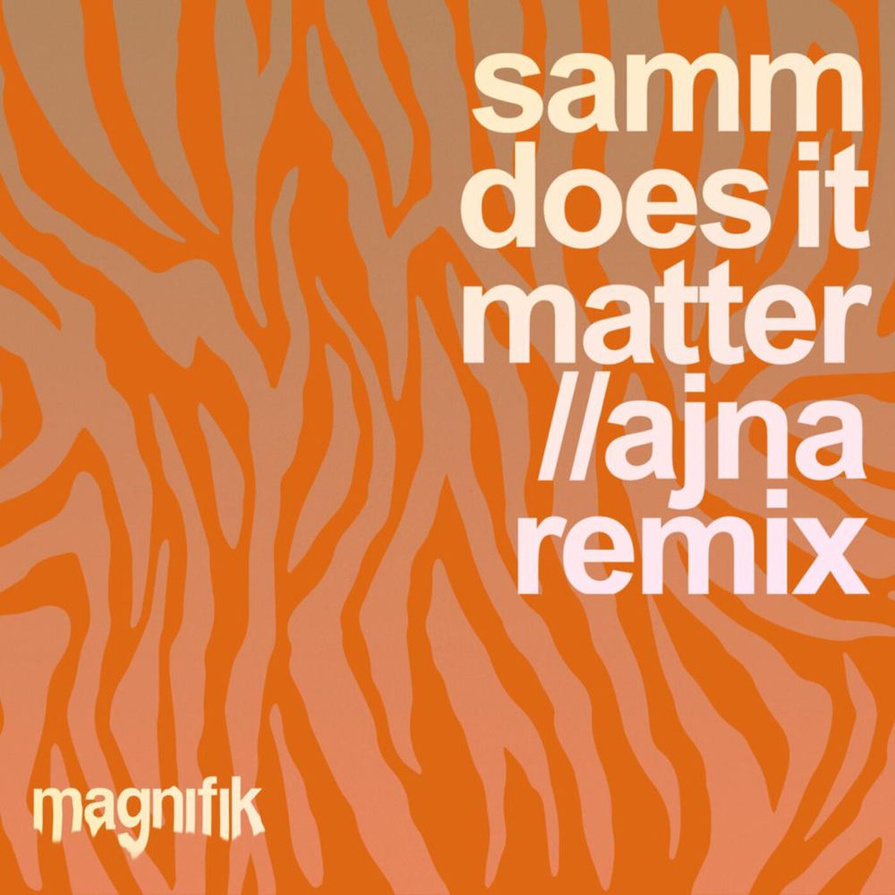 Ajna (BE), Samm (BE), Does It Matter, cover art