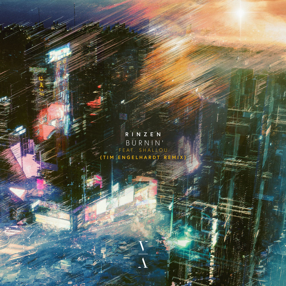 Shallou, Rinzen, Burnin' feat. Shallou, cover art