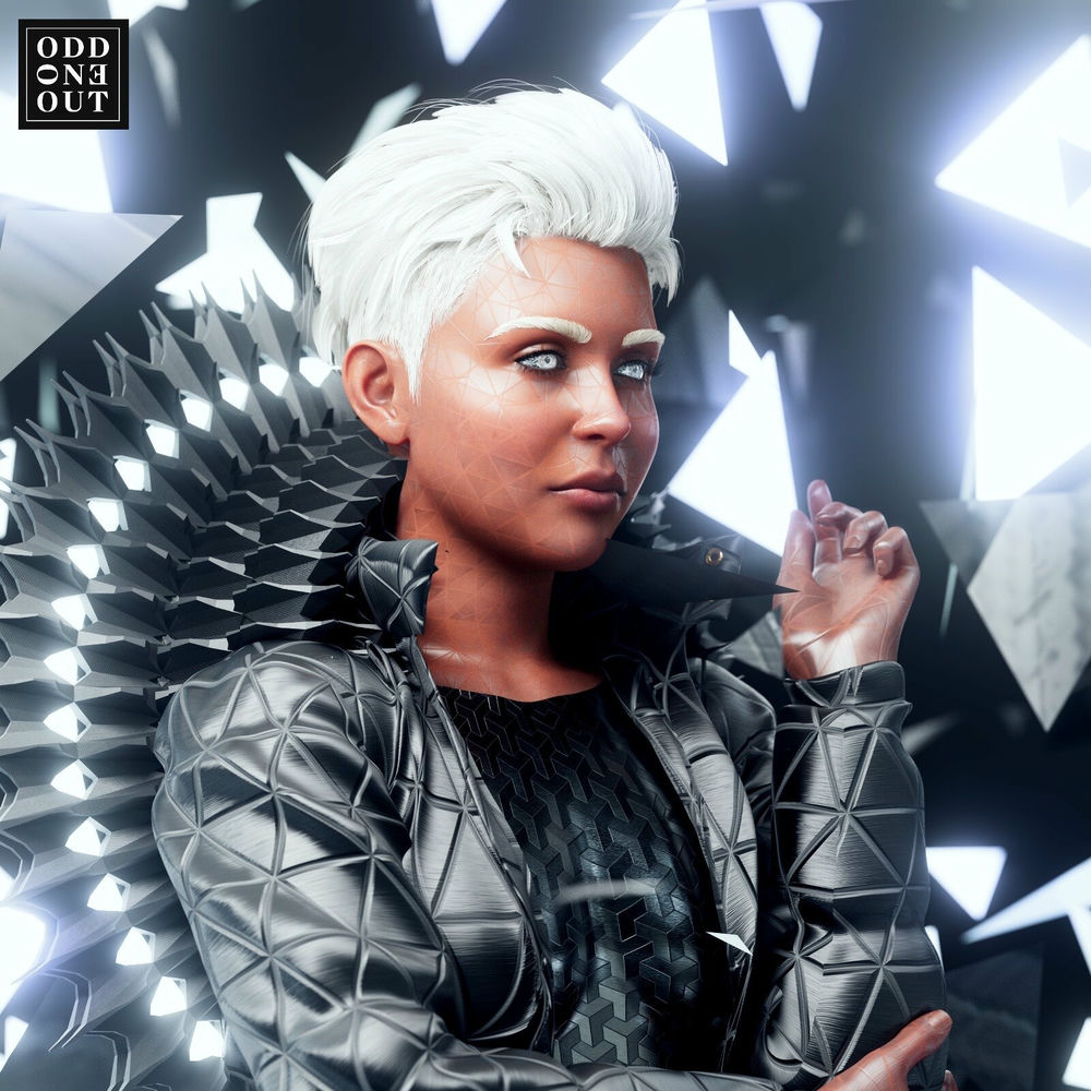 TH;EN, Mia Mendi, Collapsing Sky, cover art