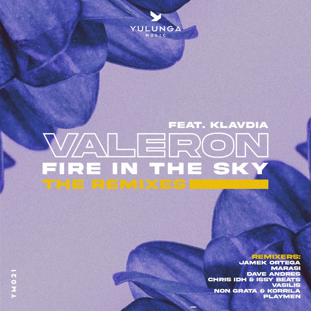 Valeron, Fire in the Sky feat. Klavdia, cover art